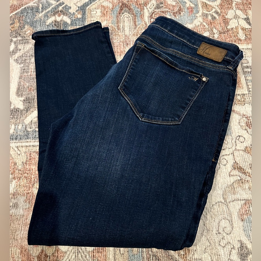 Mavi Women's Boyfriend Jeans - Deep Indigo